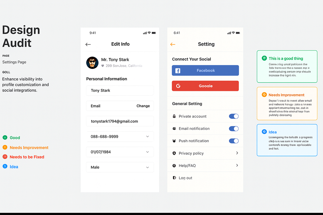 UX/UI Audits
